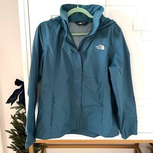 North Face Antora Jacket Teal Sz L